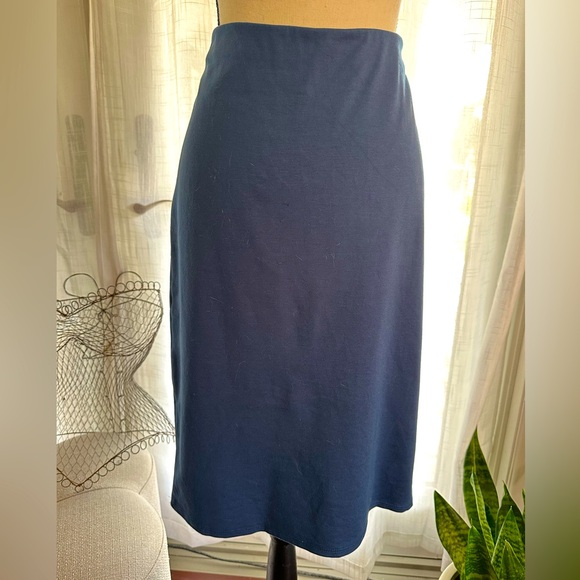 Modcloth Dresses & Skirts - 💋 Mod Cloth navy blue stretch pencil skirt XL